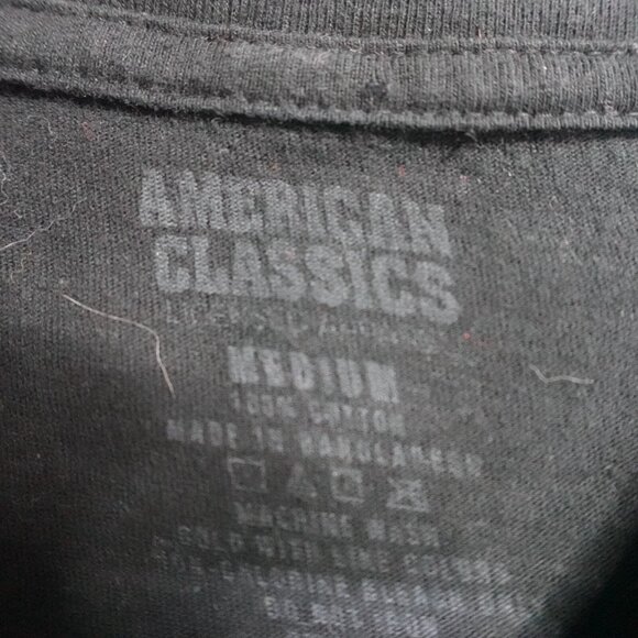 ZZ TOP Shirt Medium Black Double Sided '90s US Tour 2017 - Picture 3 of 6